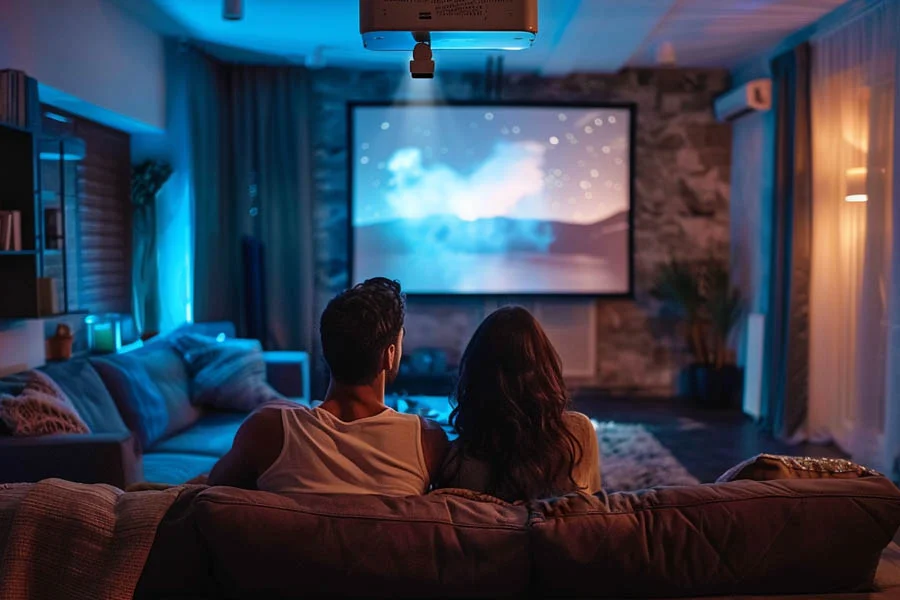 living room projector